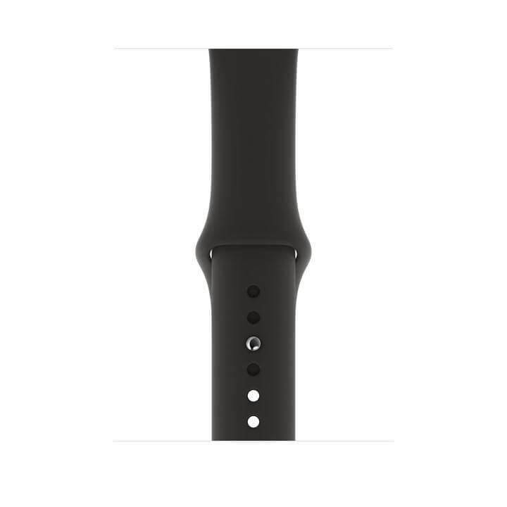 apple watch okosórához való sport szilikon szíj sötét fekete színben. megfelelő 38mm 40mm 42mm 44mm es iwatch órához. állítható méretű apple watch szilikon szíj. S/M és M/L méretben elérhető iwatch szíj. Apple Watch series 1 2 3 4 5 6 SE hez megfelelő óraszíj