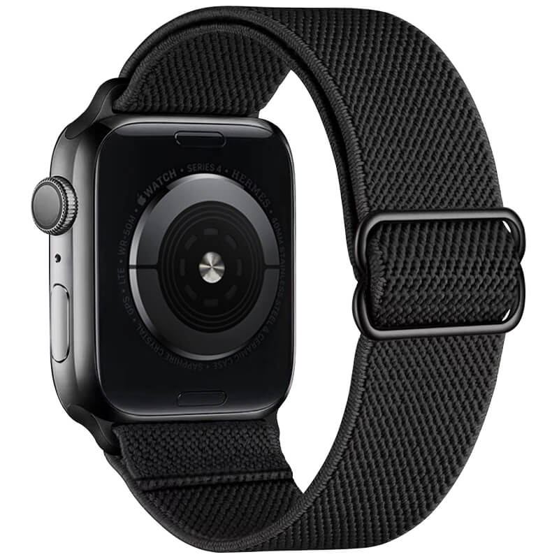 Elastický látkový řemínek pro Apple Watch - Černá - 38, 40, 41mm