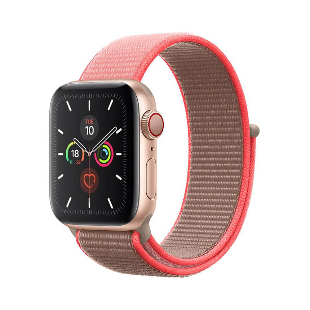 Látkový řemínek pro Apple Watch - Neon Pink - 38, 40, 41mm